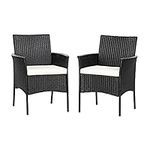 GLOBALWAY Patio Chairs Set of 2, Al