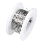 sourcing map 0.5mm 24AWG Heating Resistor Wire Wrapping Nichrome Resistance Wires for Heating Elements 33ft