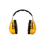 3M™ Peltor™ Optime 98 Over-the-Head Earmuffs, H9A, black/yellow