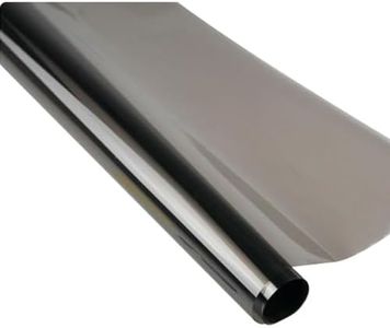 Tradineur - Película Tintada para ventanillas de Coche, lámina autoadhesiva, Vinilo, Rollo de Film, Protector Solar, oscurecer Ventanas, VLT 15%, privacidad (Negro - 300 x 75 cm)