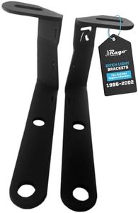 Rago Fabrication Ditch Light Brackets for 1996-2002 Toyota 4Runner 3rd Gen | Hood-Hinge Mounted Brackets for LED Pod Lights | Driver & Passenger Side Pair | Made in The USA