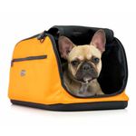 Sleepypod Air - Airline Approved Pet Carrier and Crash-Tested Car Seat for Cats and Dogs up to 18 lbs (Orange Dream)