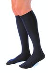 BSN Medical 113155 JOBST Men's Casual Socks with Closed Toe, Knee High, 20-30 mmHg, Medium, Navy