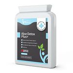 Aloe Detox Plus+ 90 Vegan Capsules - Colon Cleanse & Flush - Gentle & Effective - Powerful Herbal Body Detox Formula, Bowel Function Support & Constipation Relief - Made in UK - Non-GMO Gluten-Free