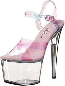 Ellie Shoes womens 709-YUKI Platform Sandal Multi Size: 10