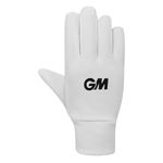 GM Cotton Padded with Lycra Back (Cuffs) Cricket Batting Inner Gloves for Mens, Size - Mens