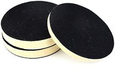 Pack of 5 Wool Felt Polishing Pad Hook and Loop Compressed Woolen Wheel Buffing Pads for Car & Boat Polishing, Waxing, Sealing 5 Inch (125mm)