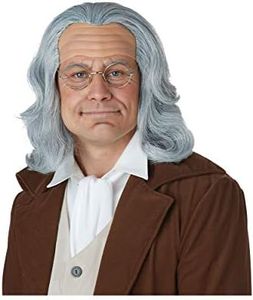 California Costumes Adult Benjamin Franklin Wig Standard