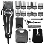 Wahl Elite Pro Hair Clipper, Men's Corded Hair Clippers, Hair Clippers for Men, DIY Haircuts, Home Hair Cutting, Men’s Head Shaver, Buzz Cut, Fading, Secure Fit Premium Cutting Combs, Black