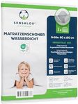 Sensalou Incontinence Mattress Protector 80 x 160 cm Mattress Cover Sheet Waterproof