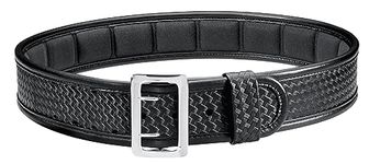 Bianchi 7965 Black Ergotek Sam Browne Belt with Chrome (Size 36)