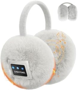 ZHENYEMEI Bluetooth Ear Muffs for Winter Wireless Ear Warmers Headphones with HD Speakers and Microphone for Men, Women