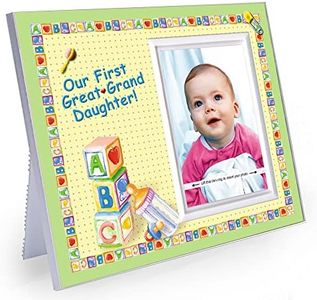 Expressly Yours! Photo Expressions Picture Frame, New Great Grandparent Gift, Baby Announcement Gift, Our First Great Granddaughter, Holds a 3.5 x 5 Photo