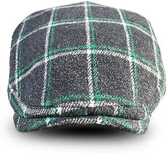 The Original Boston Scally Cap - The Irish Newsboy Flat Cap - Single Panel Fitted Hat - XS