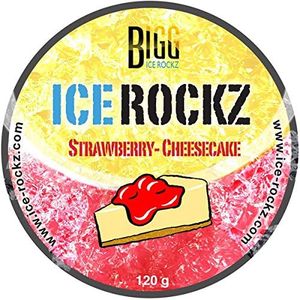 Bigg Ice-ROCKZ - Piedras de Vapor para Tartas de Queso de Fresa (120 g, sin nicotina, sin Tabaco)