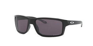 Oakley Men's OO9449 Gibston Square Sunglasses, Polished Black/Prizm Grey, 60 mm