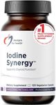 Designs for Health Iodine with Selenium - Iodine Synergy, 10mg Potassium Iodide + 40mcg Selenium (Selenomethionine) Supplement for Thyroid Support - Non-GMO + Gluten-Free (120 Capsules)