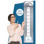 Fundraising Goal Thermometer Chart - 11" x 48", Reusable, Dry Erase Goal Tracker - Great for Schools, Churches, Offices & Charities