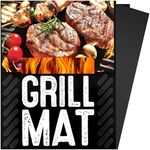 BBQ Grill Sheets Mat ,100% Non Stick Safe ,Extra Thick,Reusable and Dishwasher safe, 3 piece of (13"x15.75")