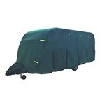 Maypole Deluxe 5-Ply Breathable Caravan Cover Green 6.8-7.4M or 23-25Ft Water Resistant
