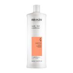 Nioxin System 4 Scalp + Hair Conditioner - Hair Thickening Conditioner for Damaged Hair with Progressed Thinning, 16.9 fl oz (Packaging May Vary)