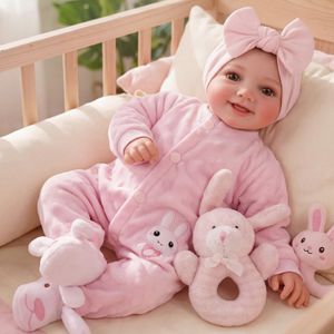 BABESIDE 17" Reborn Baby Doll – Realistic Lifelike Newborn Toy