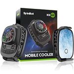 SpinBot IceDot Mobile Cooler with Semiconductor Technology | Gaming Phone Cooler for Instant Cooling with RGB Lightning- Android and iPhones Compatible- (Black)