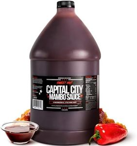 Capital City Mambo Sauce Sweet Hot, Washington DC Wing Sauces, Perfect Condiment for Wings Chicken Pork Beef Seafood Burgers Rice or Noodles, 128oz (1 Gallon)