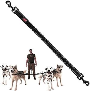 Add-On Accessory Bungee Leash | Add One Large Dog Up to 125 lbs | Requires Purchase of Two Large Dog Hands Free Bungee Leash Sold Separately | Buy One for Three Dog Leash | Buy Two for Four Dog Leash