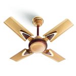 LONGWAY Starlite-1 P1 600 mm/24 inch Ultra High Speed 4 Blade Anti-Dust Decorative Star Rated Ceiling Fan (Golden Beige, Pack of 1)