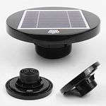 AVT LOW PROFILE BLACK VAN ROOF AIR DUCT VENT VENTILATOR HORSEBOX CARAVAN DOG BUS 4X4 SOLAR ROTATING VENT SPINNING FAN