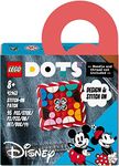 LEGO DOTS ǀ Disney Mickey Mouse & Minnie Mouse Stitch-on Patch 41963 Kit (95 Pieces)