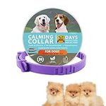 ALLWYOU Calming Collar for Dogs Adjustable Dog Anxiety Relief Dog Collars Waterproof Safe Pheromone Calming Collar Anti Stress Long Lasting Dog Calm Collars for Large Middle Small Dogs(Purple)