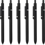 LINFANC 6 Pack Gel Pens, Black Ink 
