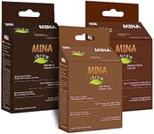 MINA Eyebrow Henna for Eyebrow Color and Tinting kit pack of (pack of 3)