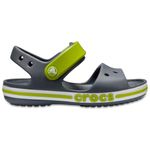 crocs unisex-child Bayaband Sandal CHARCOAL Sandal - 3-3.5 Years, 8 Kids UK, 15 cms(C8) (205400-025)