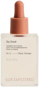 Lux Unfiltered N°12 Bronzing Self Tanning Drops in Fragrance Free - Gluten Free, Cruelty Free, F3279& Vegan Face Tanner Drops for Glowing Skin All Year Round - Easy, No Mess