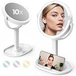 8" Lighted Makeup Mirror with Magni