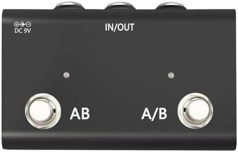 Adoerpai ABY Pedal Channel Switch Box Line AB Selector True Bypass For Guitar Effect Pedal