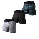 Pair of Thieves Super Fit Boxer Briefs for Men Pack - 2 & 3 Pack Men's Underwear Boxer Briefs - AMZ Exclusive, Grey/Blue/Navy, XX-Large