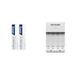 ENVIE® (2800mAh Infinite Plus 2PL) Infinite Plus AA High Capacity 2800mnAh Ni-MH Rechargeable Batter