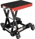 Black Pro Range B5399 Moveable Motorcycle Scissor Lift Stand | Workshop Lift for Custom Bikes | 500kg Maximum Load