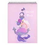 MEMX Sketch Book for Kids, A4 21x29CM 100 Pages (110gsm), Spiral Bound Drawing Pad, Acid Free Sketchbook for Painting, Best Gifts for Children, White