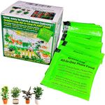 GREENLOOP-All In One Plant Food, For all House Plants, Complete Direct Nutrition With Micronutrients-For Better Plant Growth,200gm, 10 Sachets, Powder