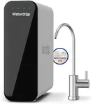 Waterdrop TSU 0.01μm Ultra-Filtration Under Sink Water Filter System, 3-Stage Tankless Undersink Water Filtration with Faucet, Smart Panel, No Waste Water, No Electricity Required