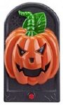 Quickdraw Halloween Spooky Doorbell Scary Pop Out Doorbells With Sounds & Lights Jump Scare Haunted House Party Prop (Pumpkin)