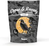 Mycelium Premium Whole Corn – 5LB Organic Non-GMO Bird Food for Crows, Ravens, Ducks, Geese, and Wild Birds – High-Energy No-Mess Corn Feed for Ground Feeding and Platform Feeders – USA Grown