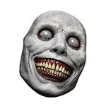 Scary Halloween Mask Smiling Demons Horror Mask Scariest Creepy White Mask with Eye for Cosplay