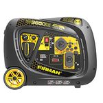 Firman W03382 Inverter 3650/3300W Electric Start Gasoline Powered Parallel Ready Portable Generator Black
