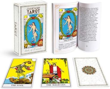Dionysus Classic Tarot Cards Deck with Guide Book, Timeless Symbols from Beginners to Experts